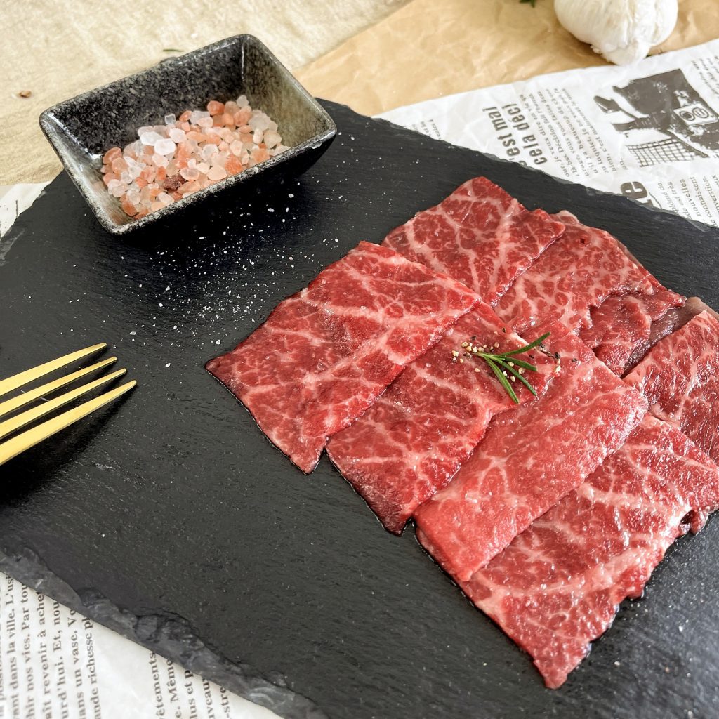霜降牛肉片炒蔬菜